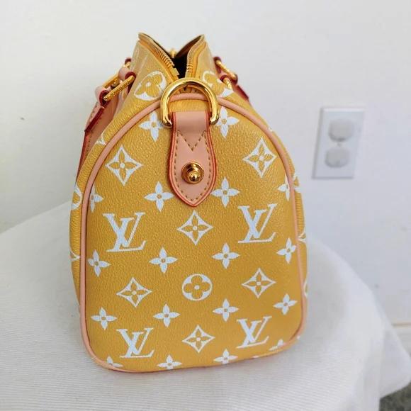 SEND OFFERS LV Yellow Speedy Bag - Picture 8 of 10